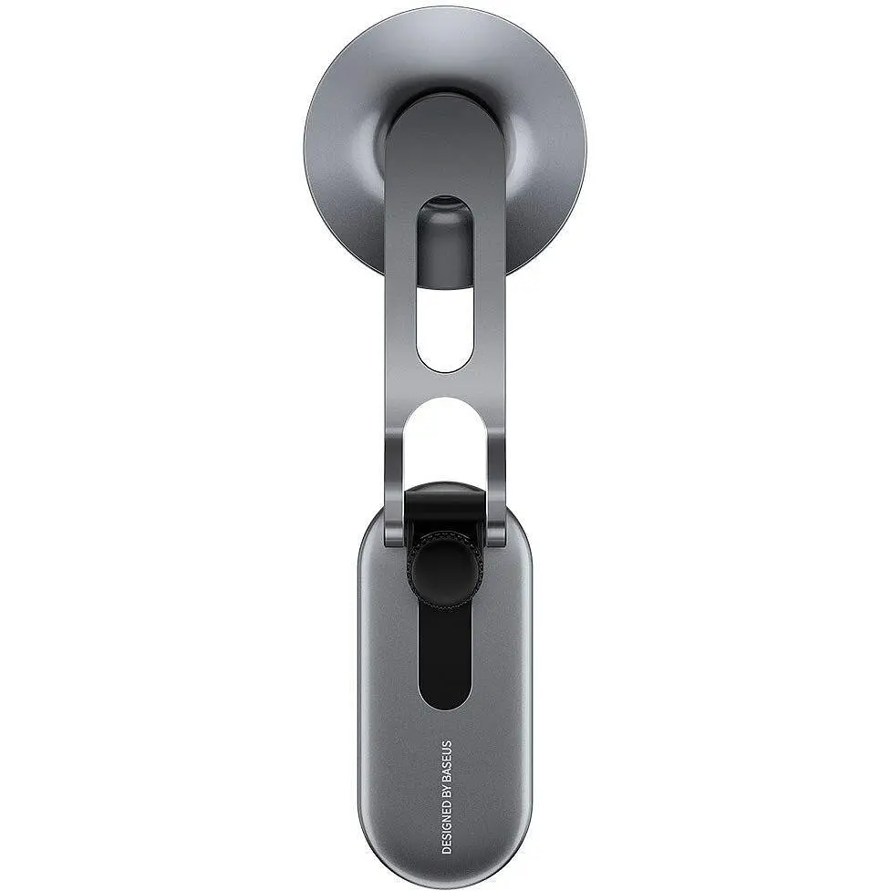 Автомобільний тримач холдер Baseus T-Space Series Folding Metal Car Mount Magnetic C40151300S11-00 Silver - фото 3