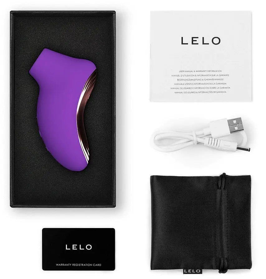 Звуковий стимулятор клітора LELO SONA 2 Travel Purple - фото 3