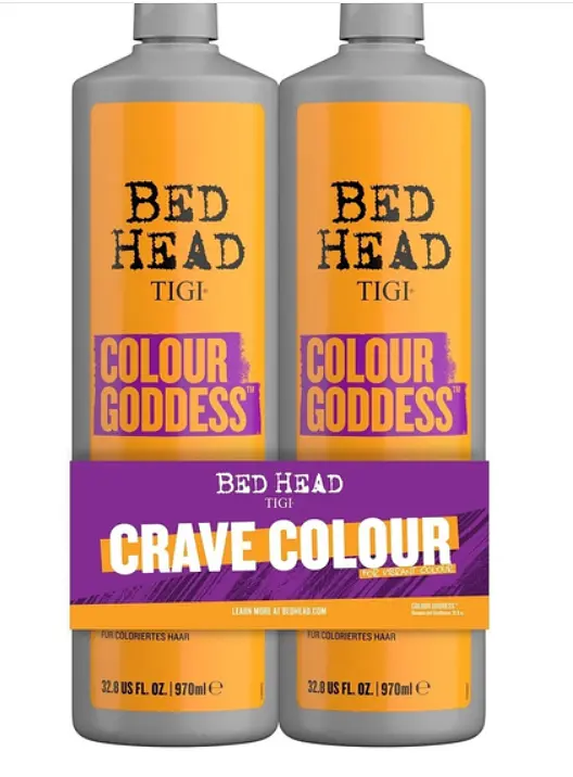 Набір шампунь і кондиціонер для фарбованого волосся TIGI Bed Head Colour Goddess по 970 мл