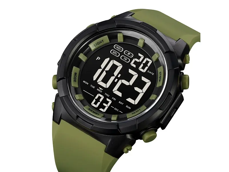 Чоловічий наручний годинник 1845AG Army Green Skmei acs0030546 - фото 4