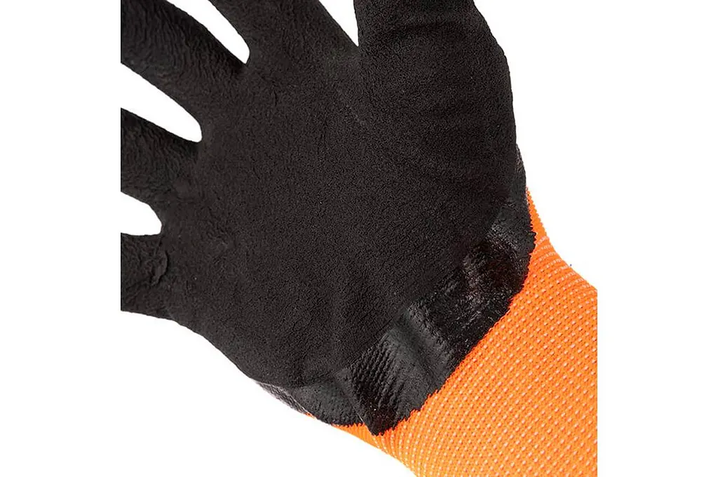 Рукавички робочі захисні Intertool латексна спінена посилена 10" (в упаковці 12 шт.) - фото 2
