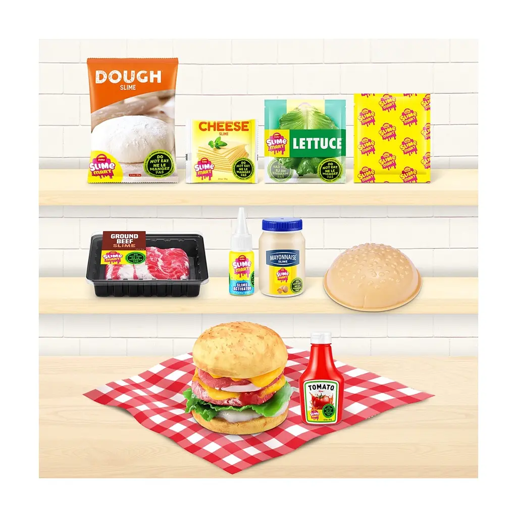 Игровой набор Slime Mart Shopping Basket Бургер (15905A) - фото 7