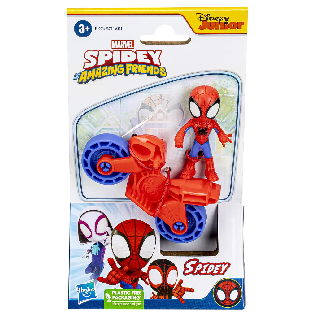 Набір іграшковий Hasbro Spiderman Marvel Spidey Amazing Friends Miles Morales 6 см (F3714_F4001) - фото 4