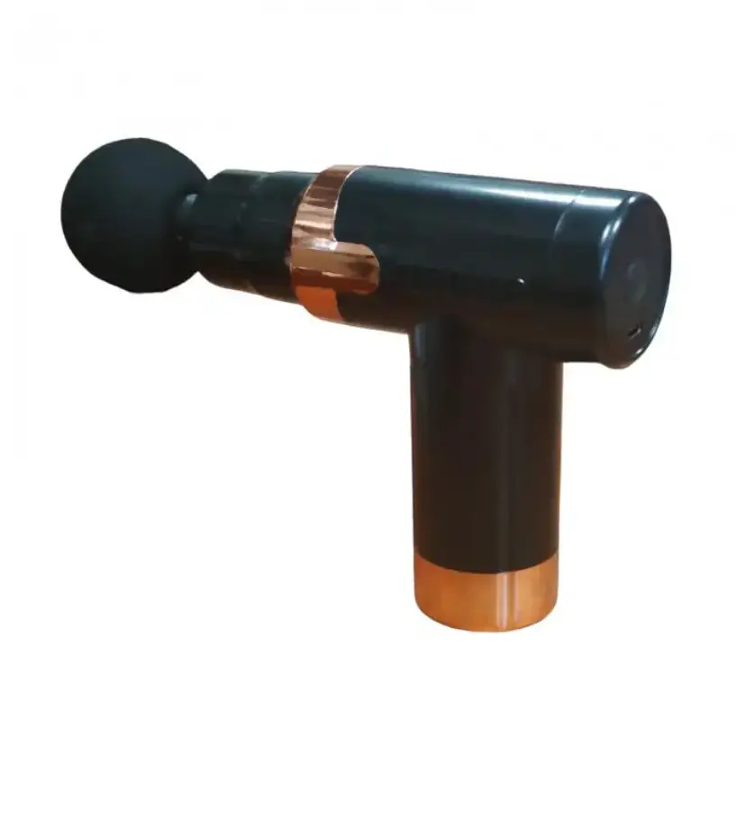 М'язовий ударний масажер Fascial GUN JY-760 4 насадки Чорний 30151367Е - фото 2