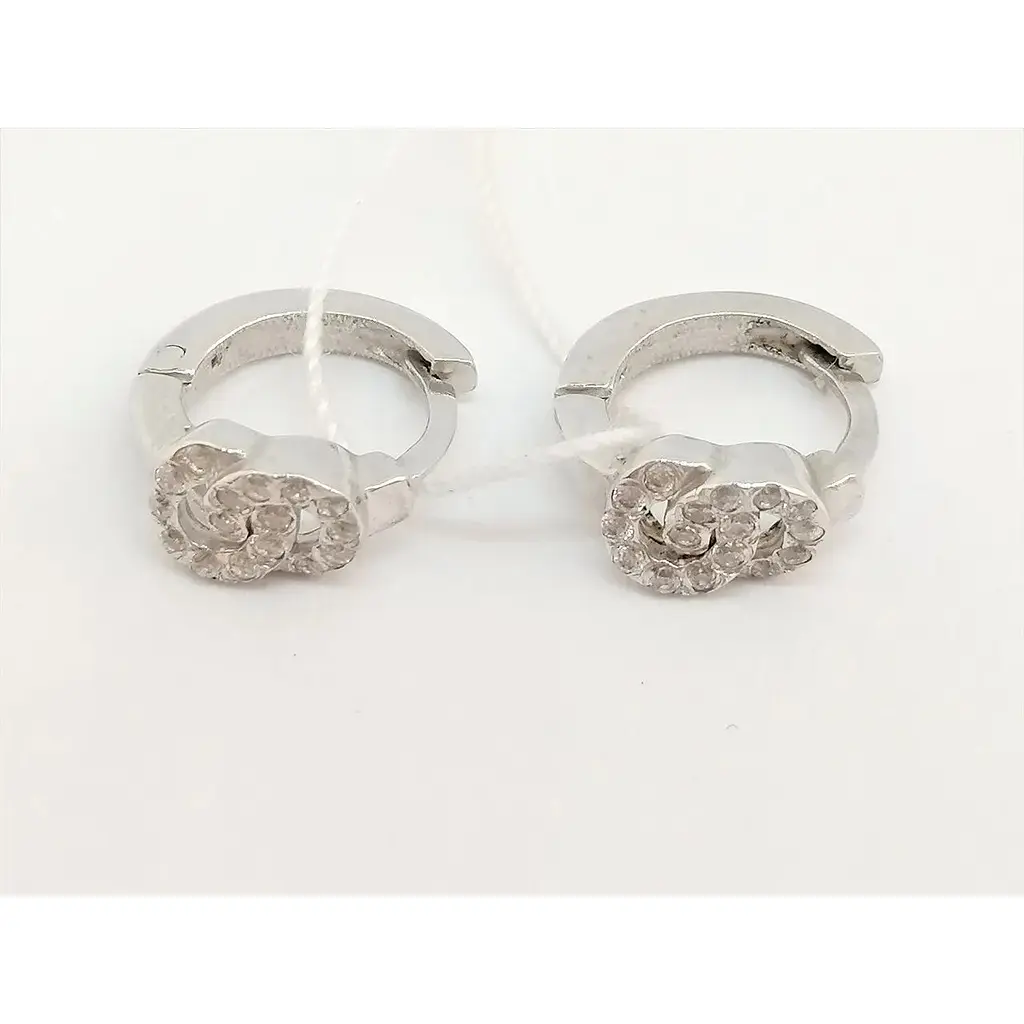 Серебряные серьги Vegas с фианитами. 20100Р - фото 5