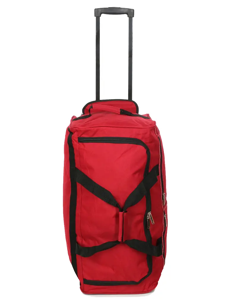 Дорожня сумка на колесах мала Worldline Airtex 850/50 поліестер S Червоний - фото 3