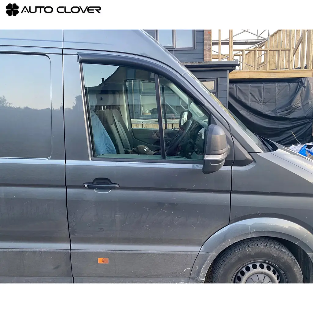 Дефлектори вікон вітровики для Volkswagen Crafter 2017-2 шт (Auto Clover) - фото 2