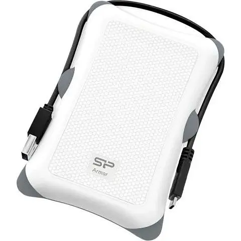 Зовнішній жорсткий диск Silicon Power Armor A30 2.5" 1TB USB 3.0 white (SP010TBPHDA30S3W) - фото 2