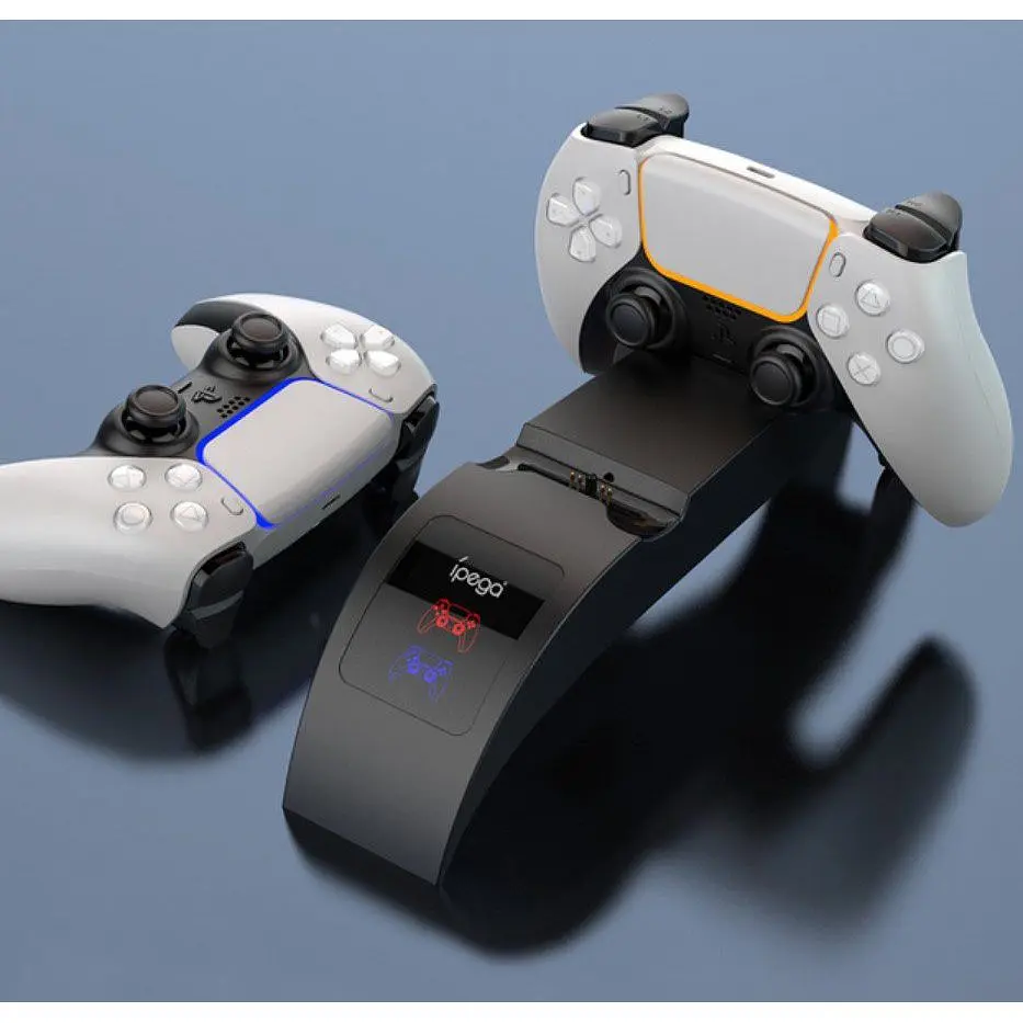 Заряджання для джойстиків PS5 DualSense — зарядна станція Ipega 745016 - фото 5