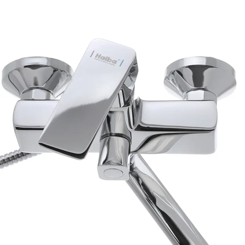 Смеситель для ванны Haiba Kubus 006 HB0793 Хром - фото 2