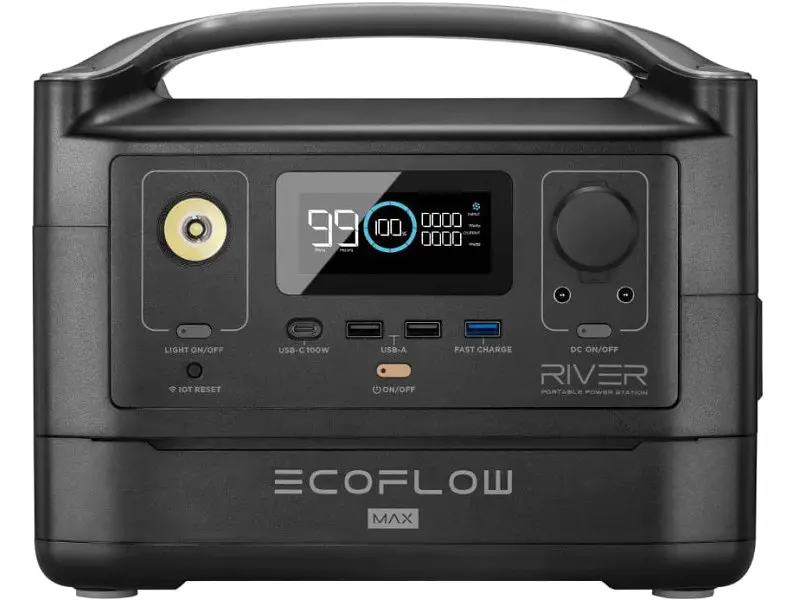 Зарядна станція EcoFlow RIVER Max (EFRIVER600MAX-EU, PB930425)