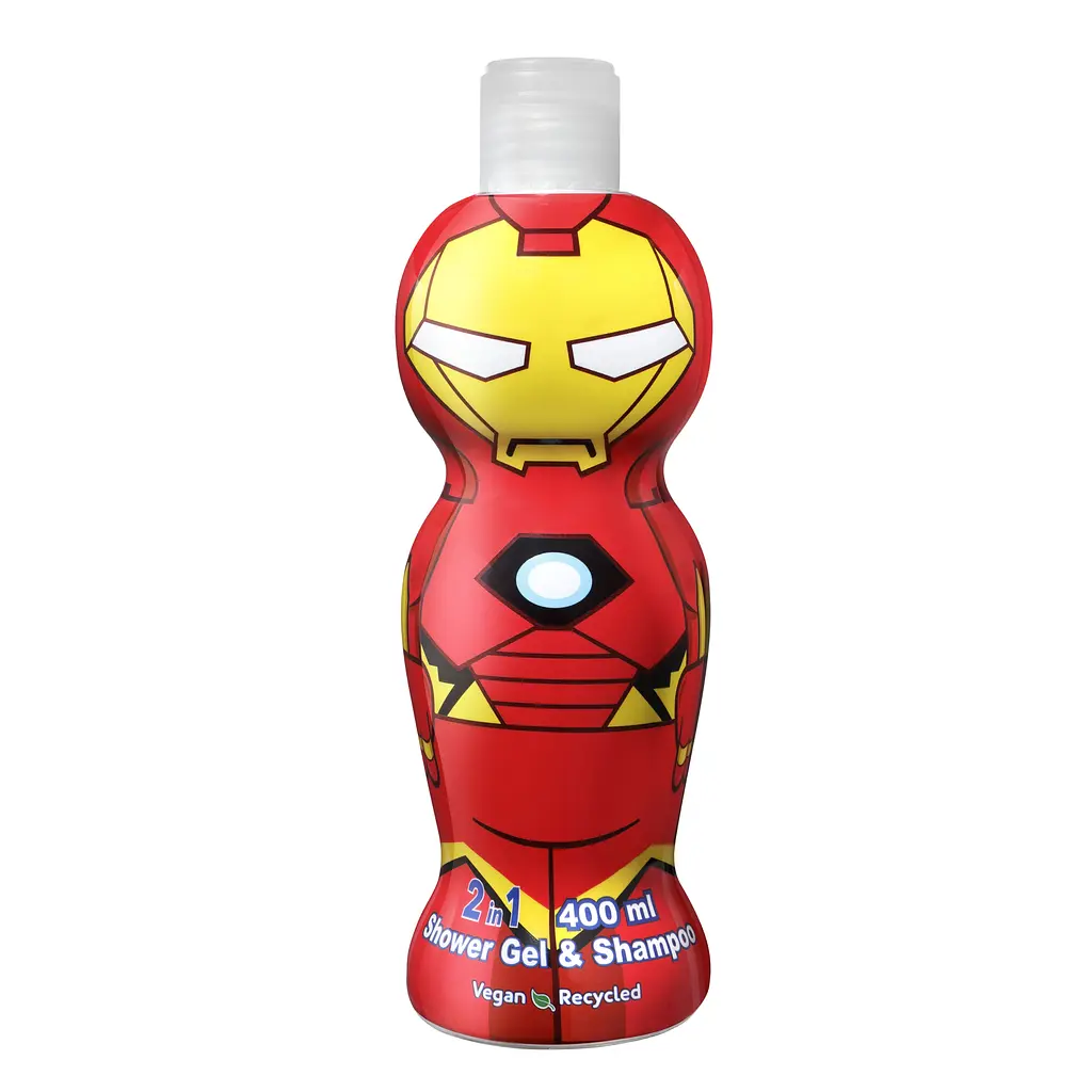 Шампунь-гель 2 в 1 Air-Val Iron Man 1D 400 мл (8411114090559) - фото 1