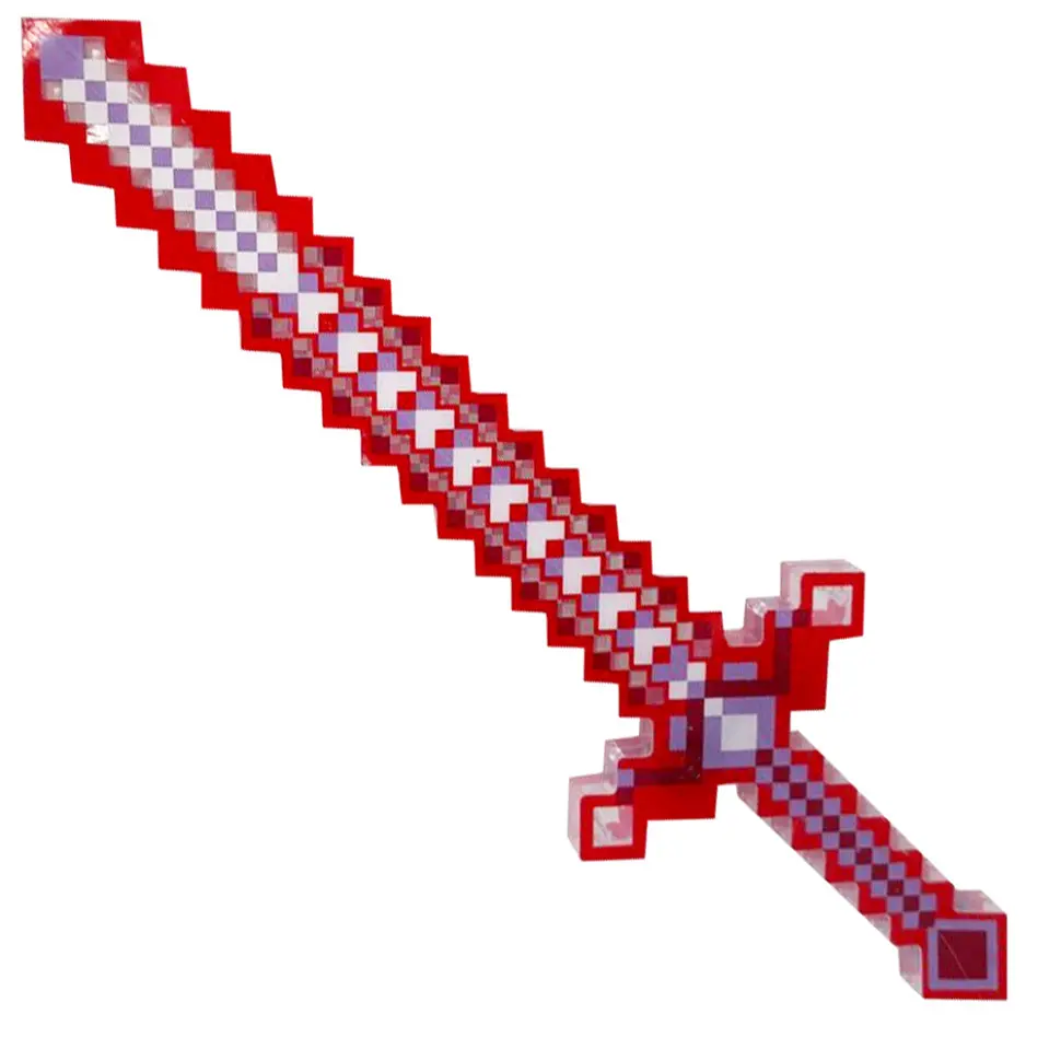 Меч Minecraft світло звук реагує на рух 49 см в асортименті - фото 3