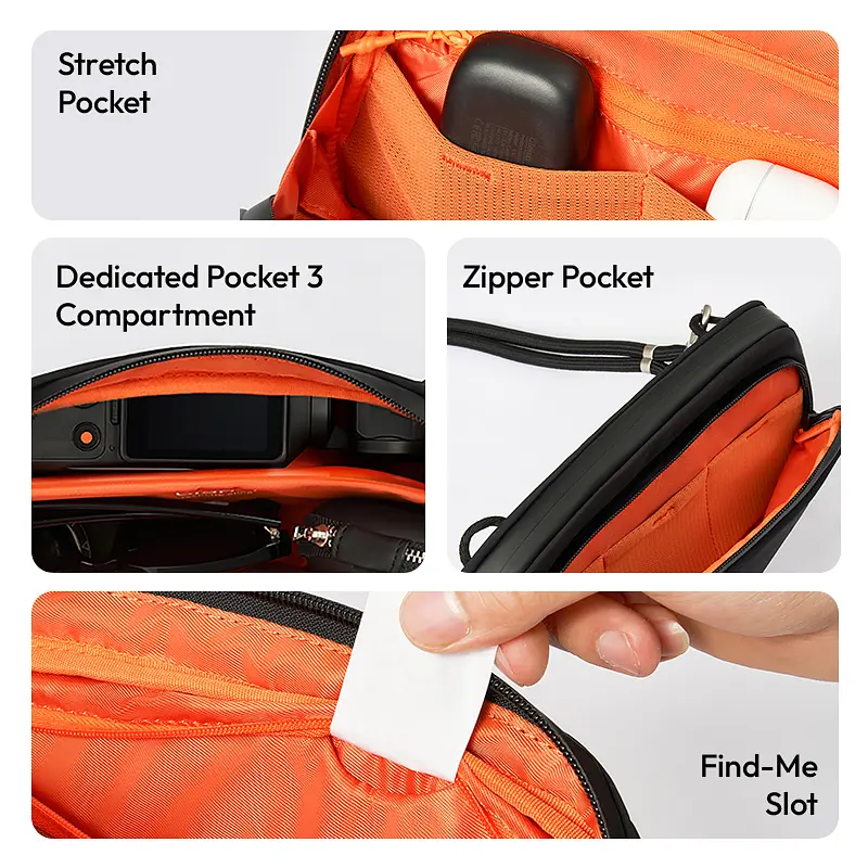 Сумка Ulanzi YY08 TechLite Sling(BLACK) (B175) - фото 6