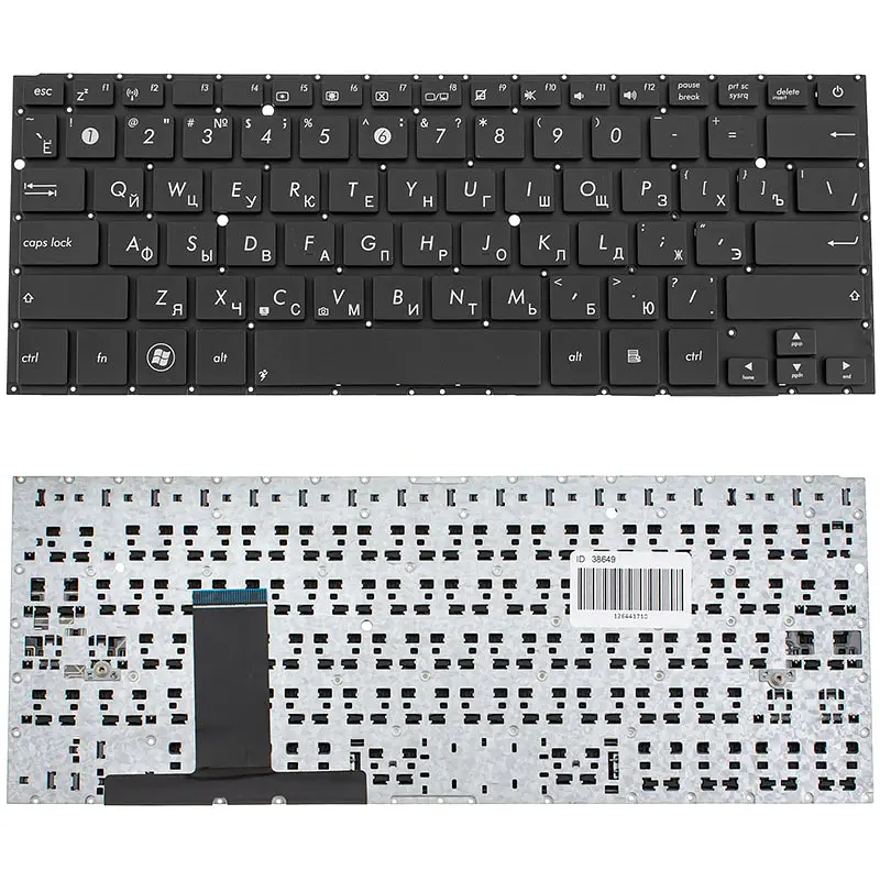 Клавіатура для ноутбука ASUS (UX31, UX32) rus, brown, без фрейма, без модуля підсвічування - фото 2