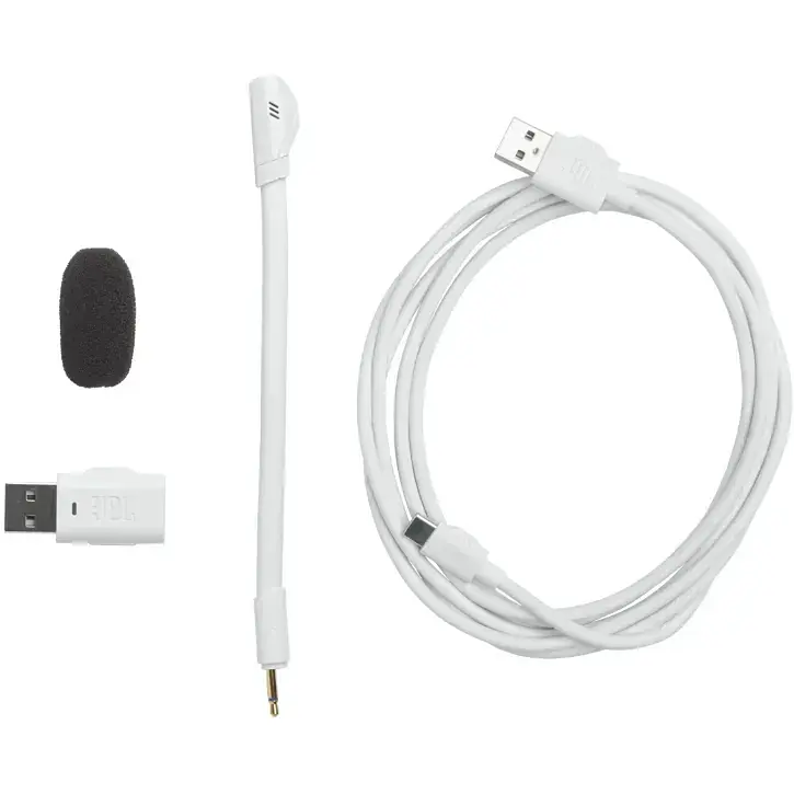 Гарнітура JBL Quantum 360P Console Wireless White (JBLQ360PWLWHTBLU) (6900177) - фото 5