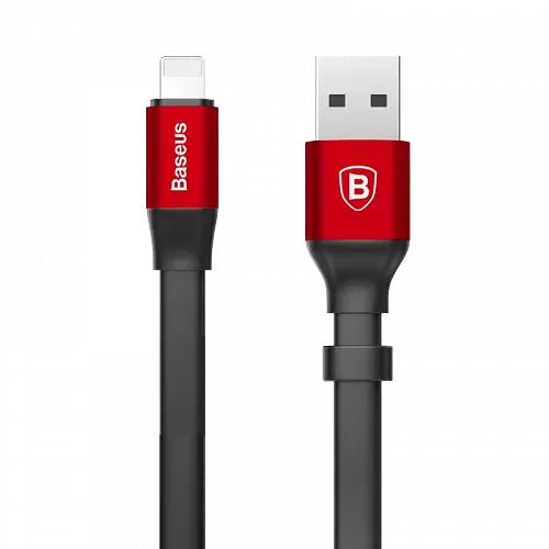 Кабель Baseus Nimble Cable USB to Lightning 2A 0,23m CALMBJ-B91 Black-Red - фото 2