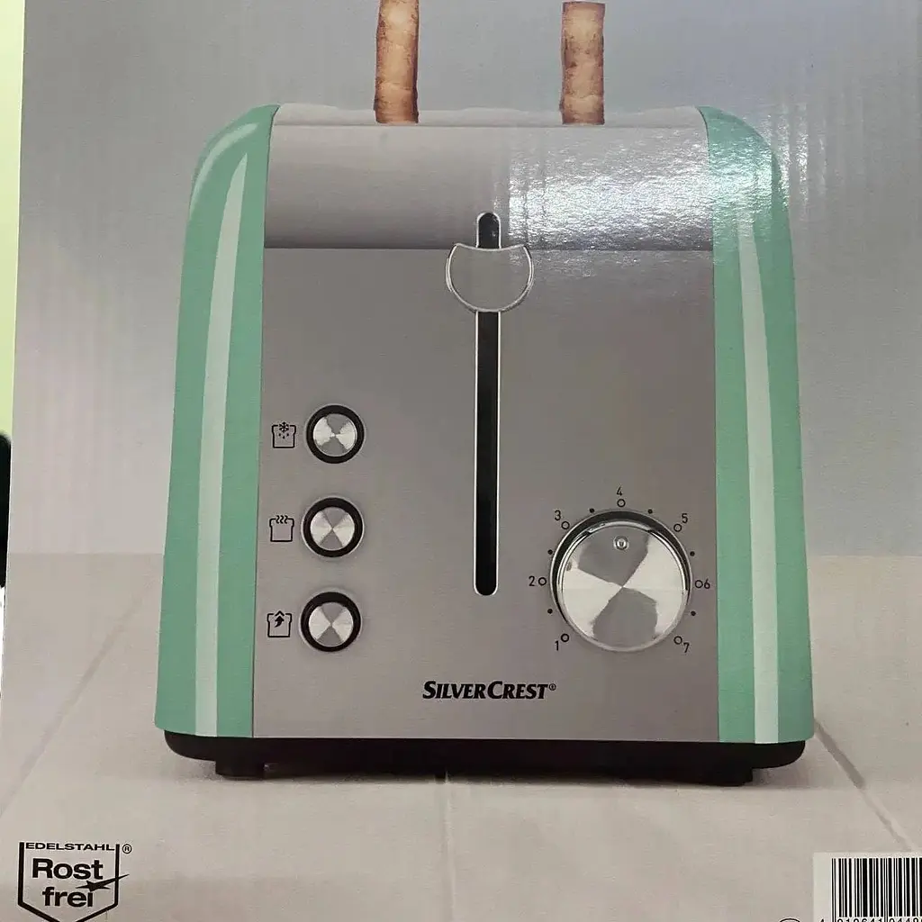 Тостер Silver Crest STS 850C1 850W Menthol + 7 режимов обжаривания - фото 3