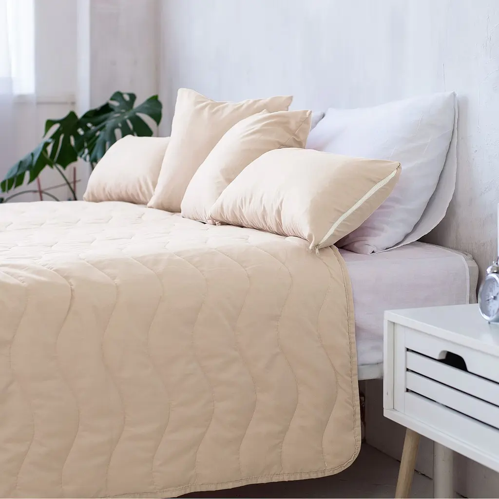 Декоративное покрывало Sonex Capri 220х240 см желтое с белым (SO102404) - фото 5