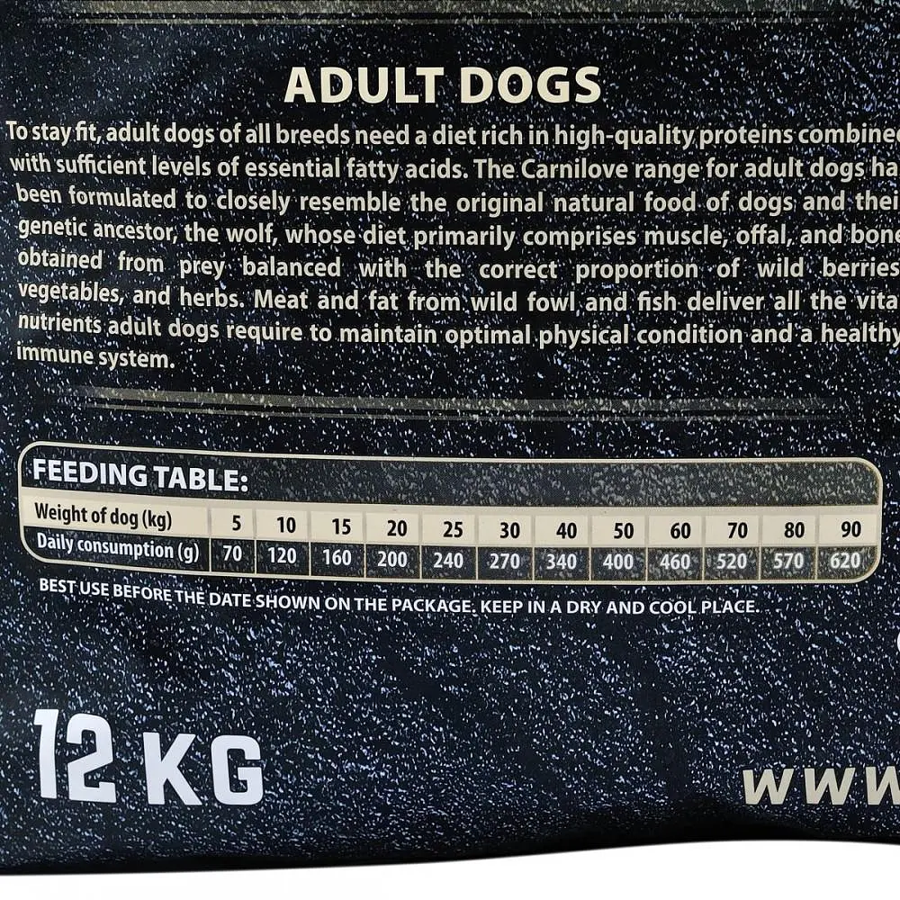 Сухий корм Carnilove Adult Duck & Pheasant 12 кг з качкою та фазаном для дорослих собак усіх порід - фото 5