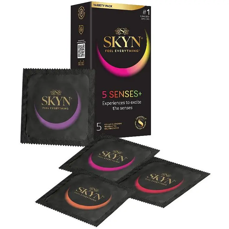 Презервативи безлатексні Skyn 5 Senses (5 шт.) - фото 2