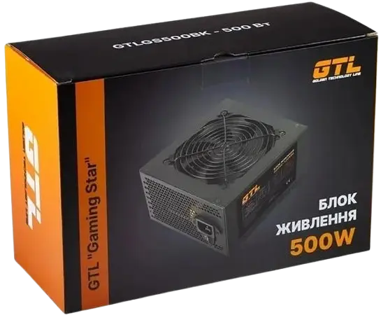 Блок живлення GTL Gaming Star 500W (GTLGS500BK) - фото 2