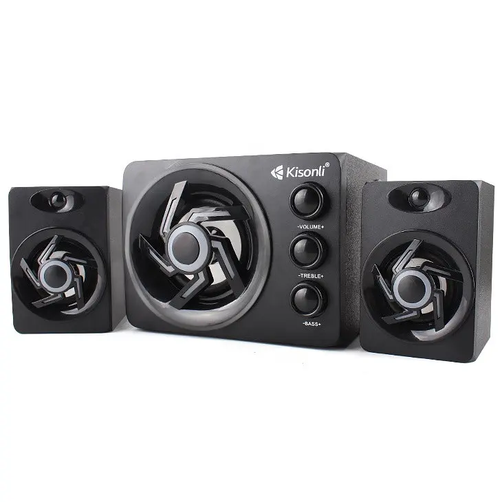 Колонки компьютерные Kisonli TM-8000A 2 в 1 Bluetooth + проводная - фото 4