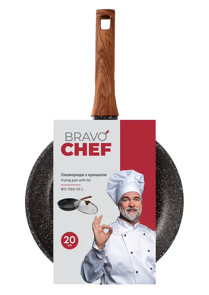 Сковорода Bravo Chef 20 см kuh0016759 - фото 2