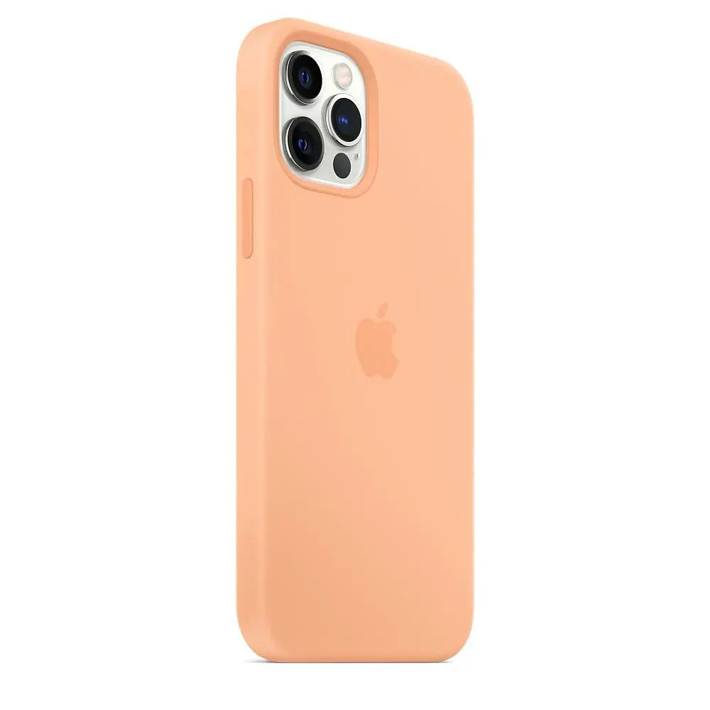 Чохол Silicone Case з MagSafe для Apple iPhone 12 / 12 Pro (Cantaloupe) ААА [57145] - фото 2