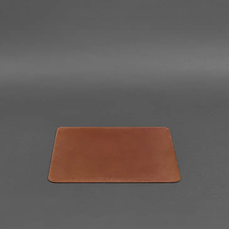 Коврик для мышки из натуральной кожи 1.0 светло-коричневый Crazy Horse - фото 6