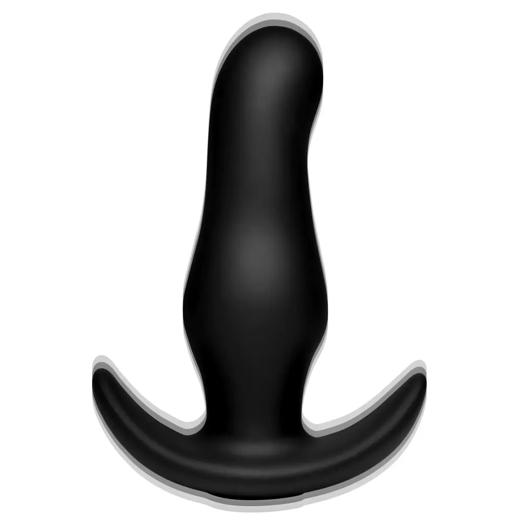 Анальна пробка з поштовховими рухами XR Brands Kinetic Thumping 7X Prostate Anal Plug, 13.3х4 см, чорний - фото 5