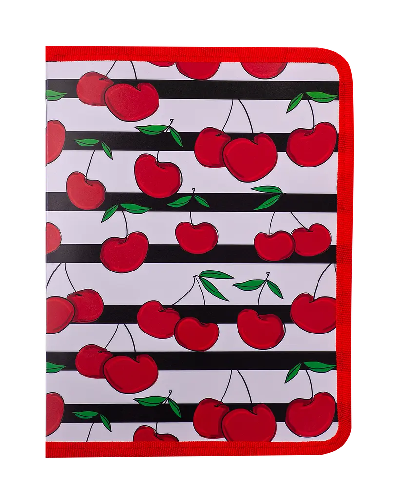 Папка на блискавці В5 CHERRY ARABESKI червона BM.3961-05 (1/12/120)