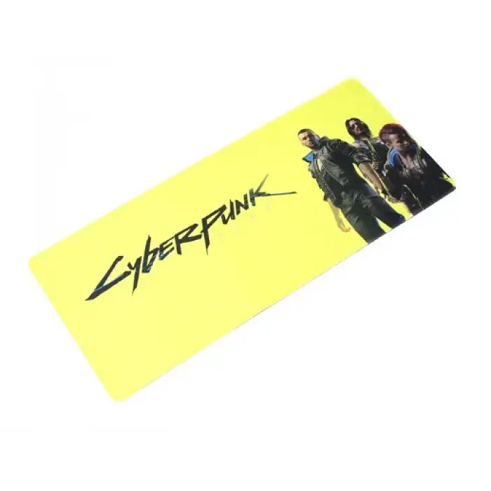 Ігрова поверхня жовта килимок для миші Speed Cyberpunk 2077 70 на 30см - фото 2