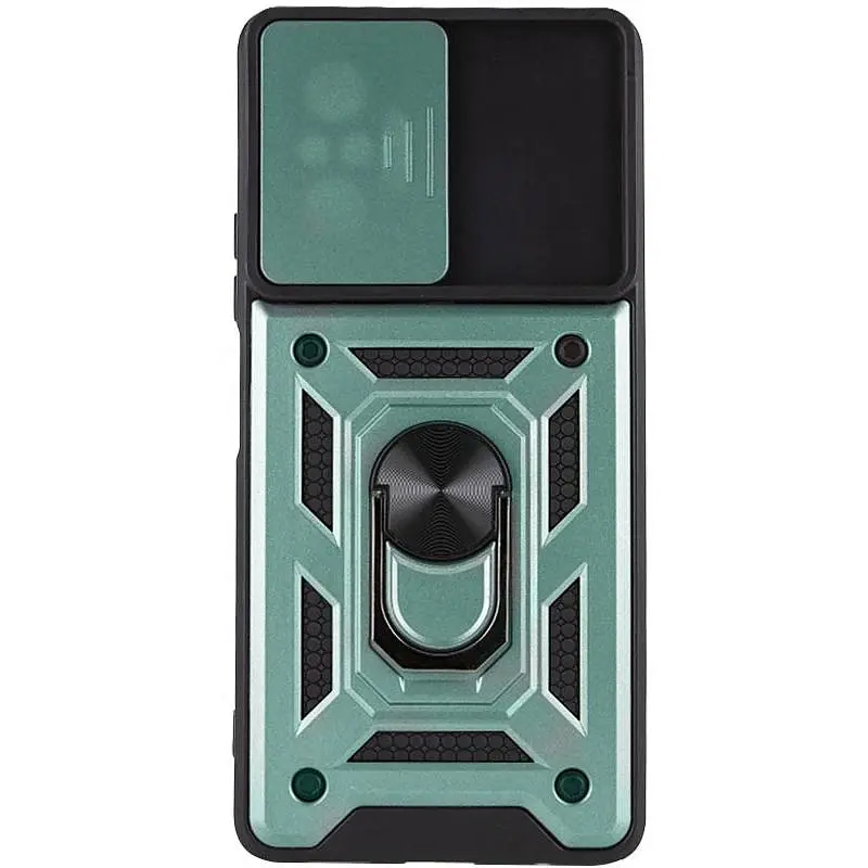 Чохол Ummi Camshield Serge Ring для Xiaomi Redmi Note 10 Pro / 10 Pro Max Зелений / Green - фото 2