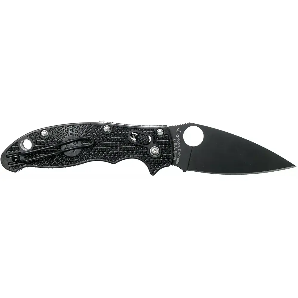 Ніж Spyderco Manix 2 Black Blade - фото 2