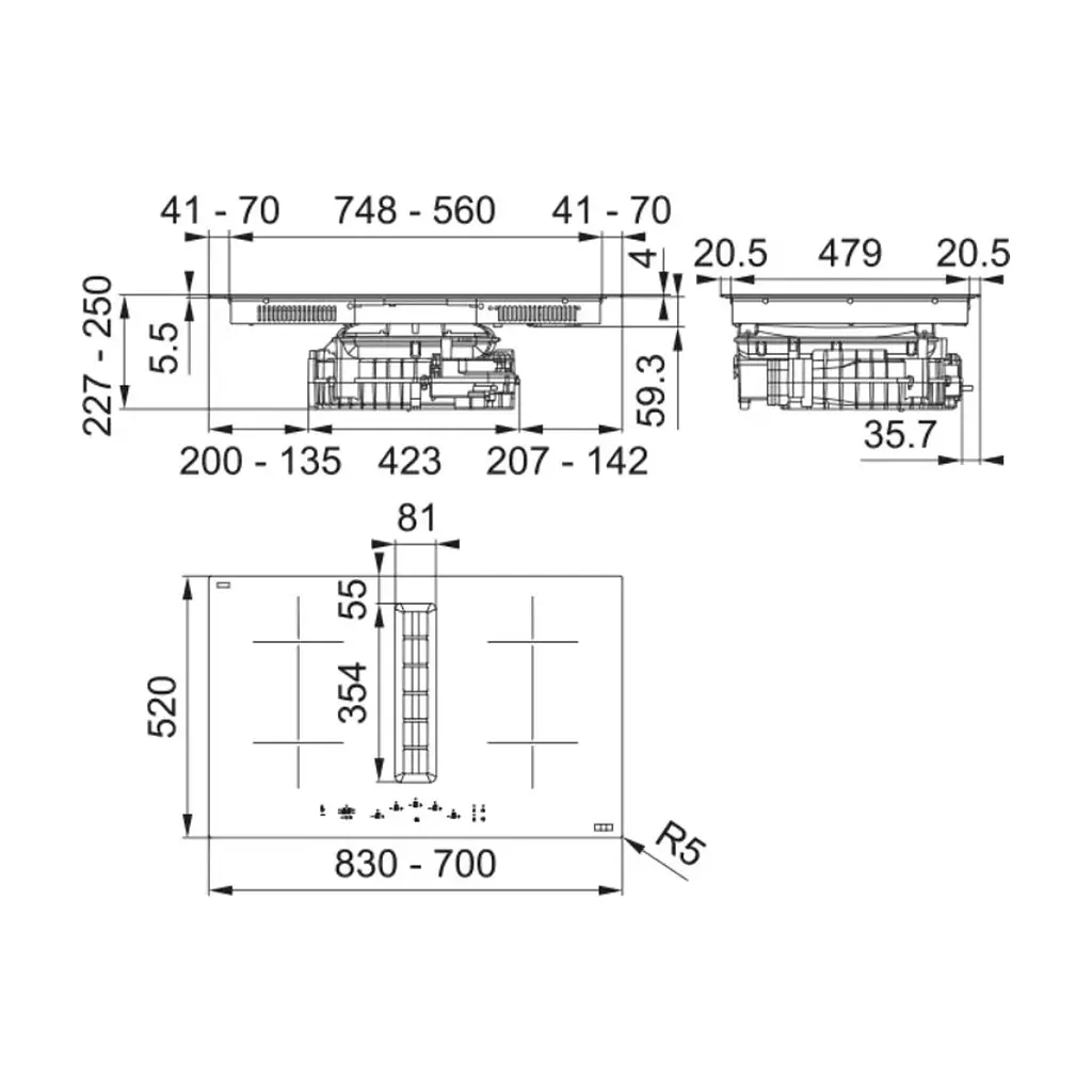 Варочна поверхня Franke Smart 2Gether FSM 7072 4RC HI (340.0731.892) - фото 8