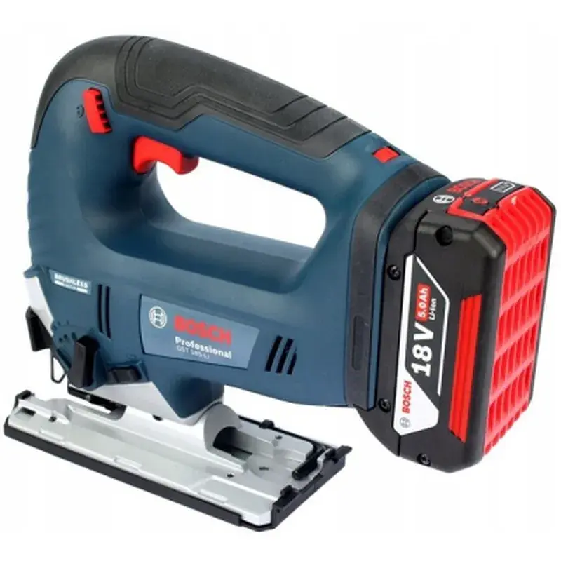 Електролобзик Bosch GST 185-LI, 18В, 4Аг, 0-3500 об/хв, хід 26мм, кейс (0.601.5B3.023) - фото 4