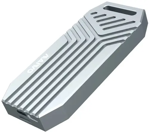 Зовнішня кишеня Grey, M.2, Type-C 4.0, 1xM.2 NVMe Maiwo teh0020671 - фото 2