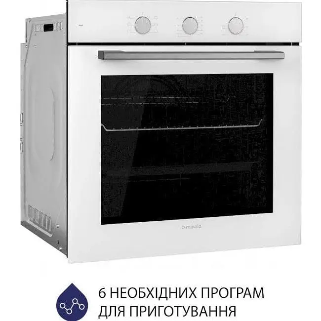 Духова шафа Minola EO 665 WH біла - фото 2