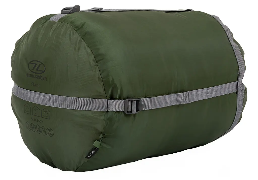 Спальний мішок Highlander Phoenix Flame 400/-9°C Olive Green Left (SB244-OG) - фото 11