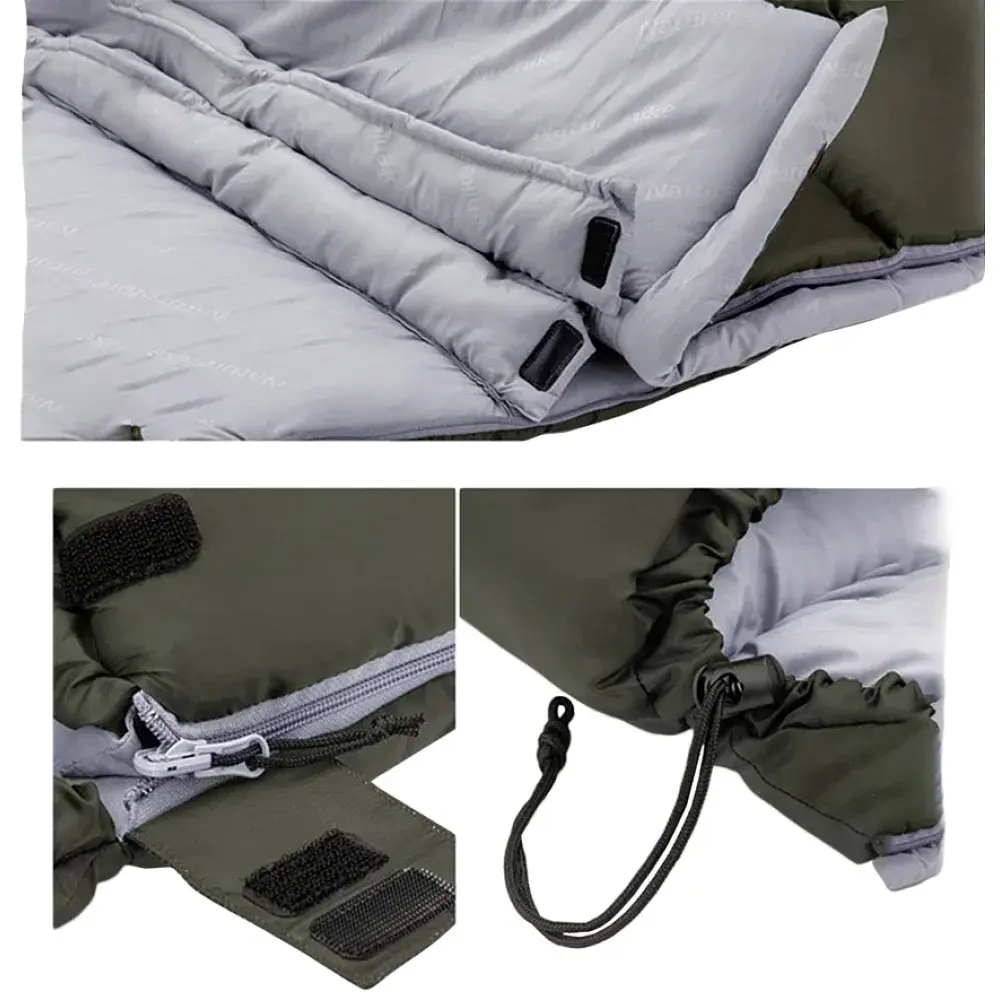 Спальний мішок Naturehike U350S L NH20MSD07 dark green - фото 4