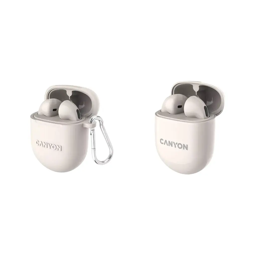 Навушники Canyon TWS-6 Beige (CNS-TWS6BE) - фото 3