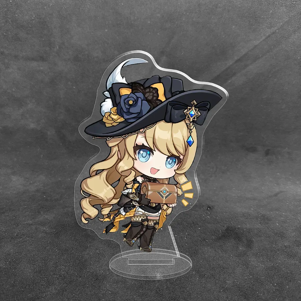Акрилова колекційна фігурка Геншин Імпакт - Genshin Impact Chibi (Навія, Navia) 10 см - фото 2