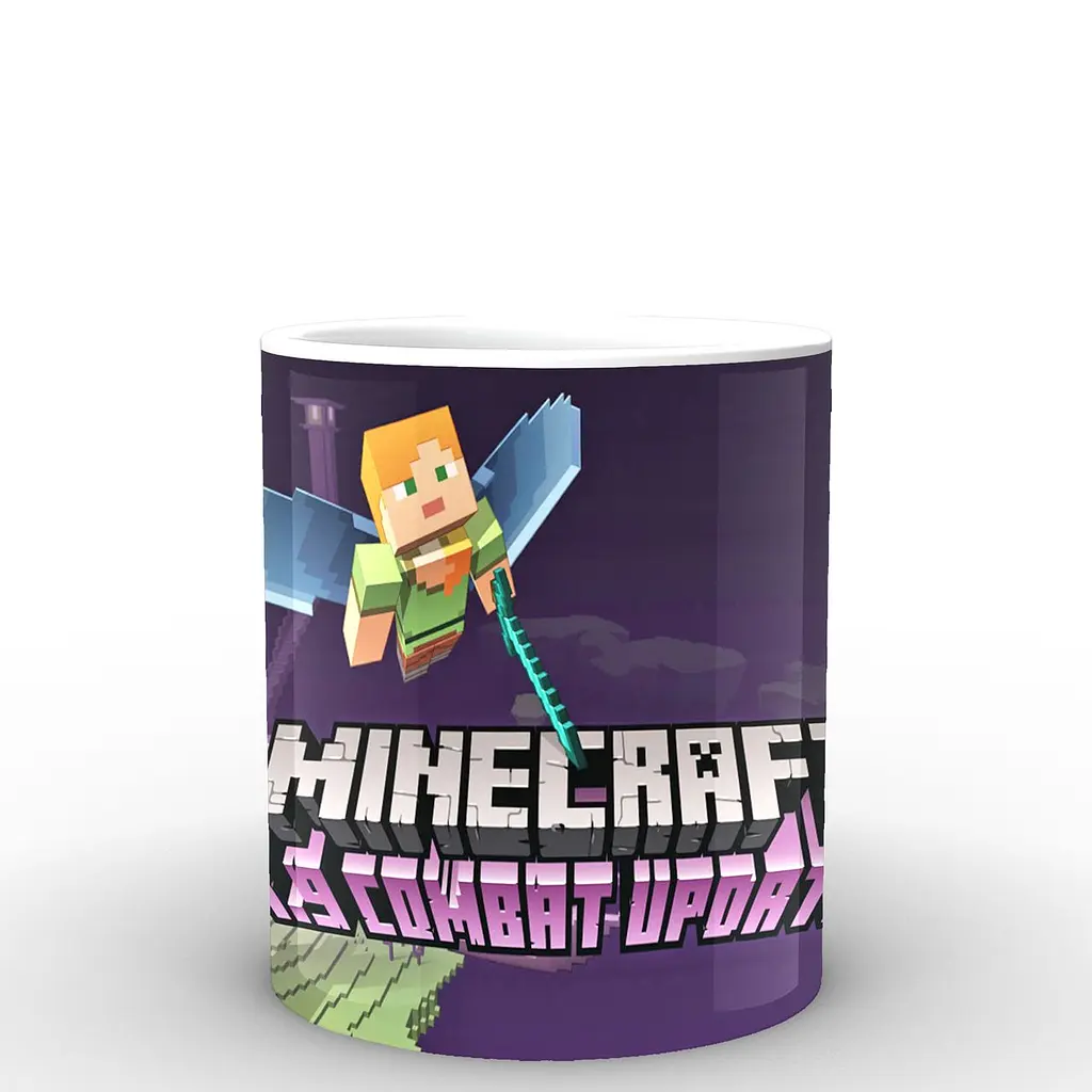 Кухоль GeekLand Minecraft Майнкрафт постер MС.02.031 330 мл чорний - фото 2