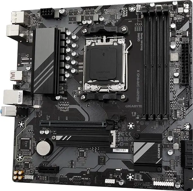 Материнська плата A620M GAMING X sAM5 A620 4xDDR5 M.2 HDMI DP mATX Gigabyte teh0019069 - фото 4