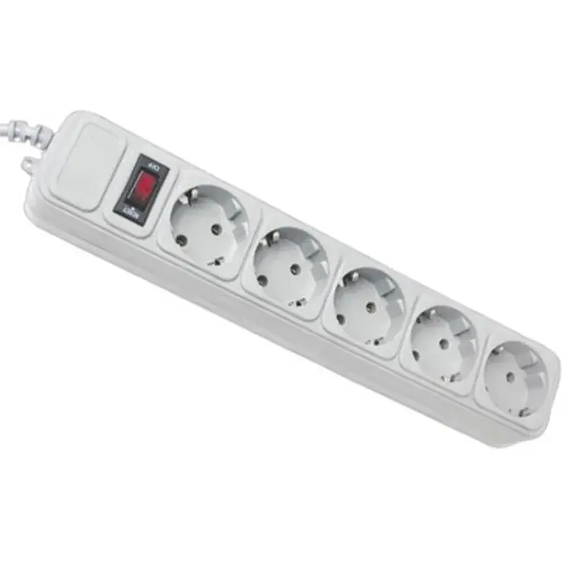 Мережевий фільтр живлення Maxxter SPM5-G-15G grey, 4.5 м кабель, 5 розеток (SPM5-G-15G) - фото 6