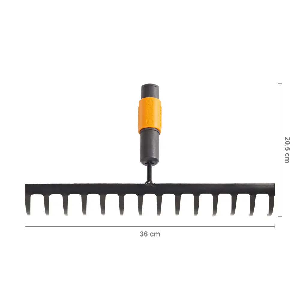 Грабли Fiskars QuikFit™ 35 см, 14 зубов, 135511 (1000653) - фото 4