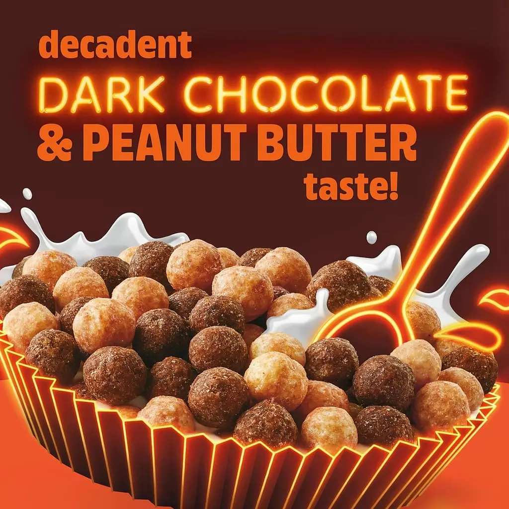 Сухий сніданок General Mills Reese's Puffs Dark Chocolate 558г - фото 2