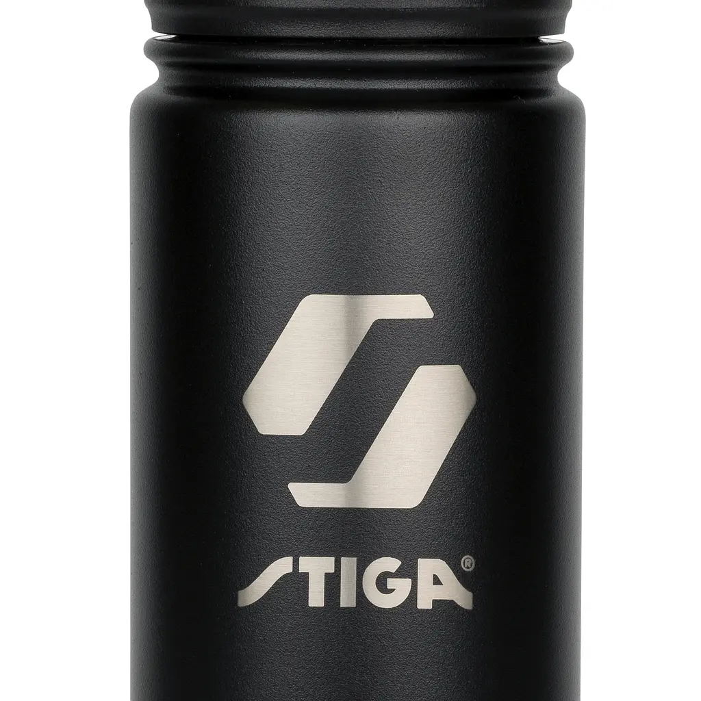 Пляшка для води Stiga Water Bottle Steel Black, 550ml (2905-0101-55) - фото 2