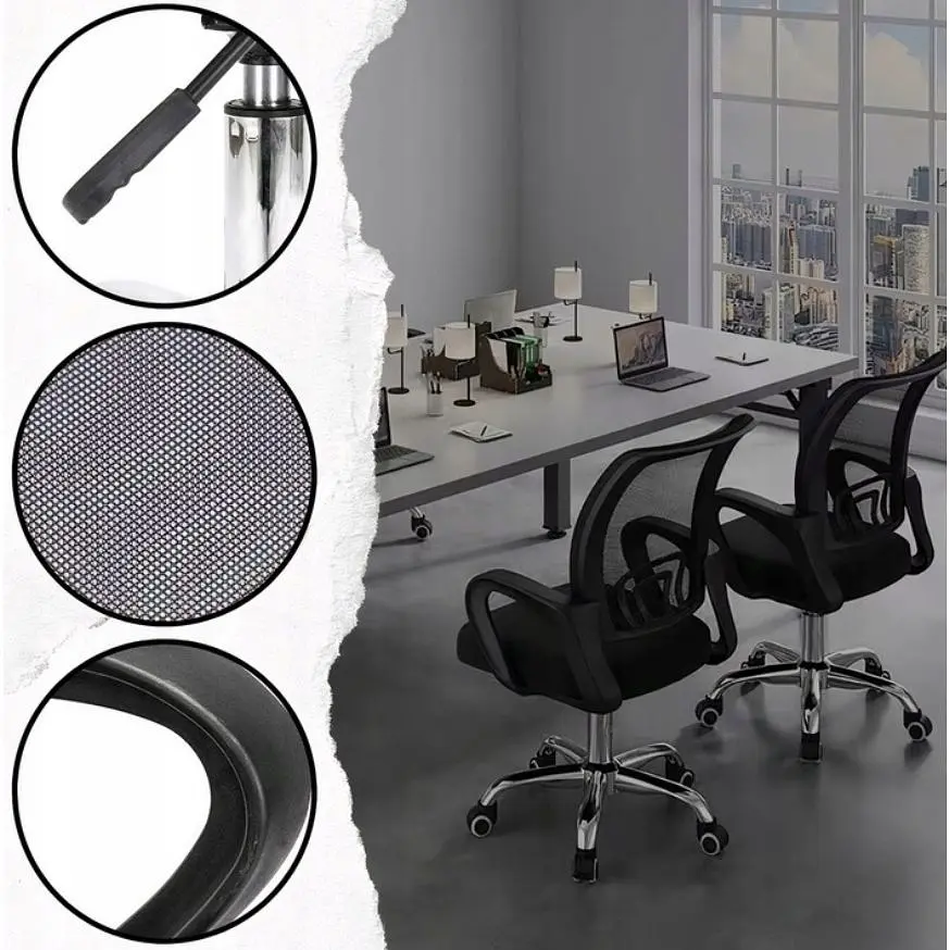 Офисное кресло Sofotel Care Life Black Mesh (CF-09) - фото 3